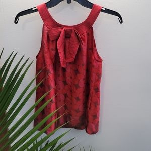 Banana Republic pink bow tank